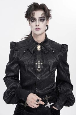 Jabot Tie with Cross AS28901