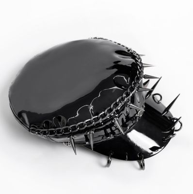 Cap with Chains and Studs AS293