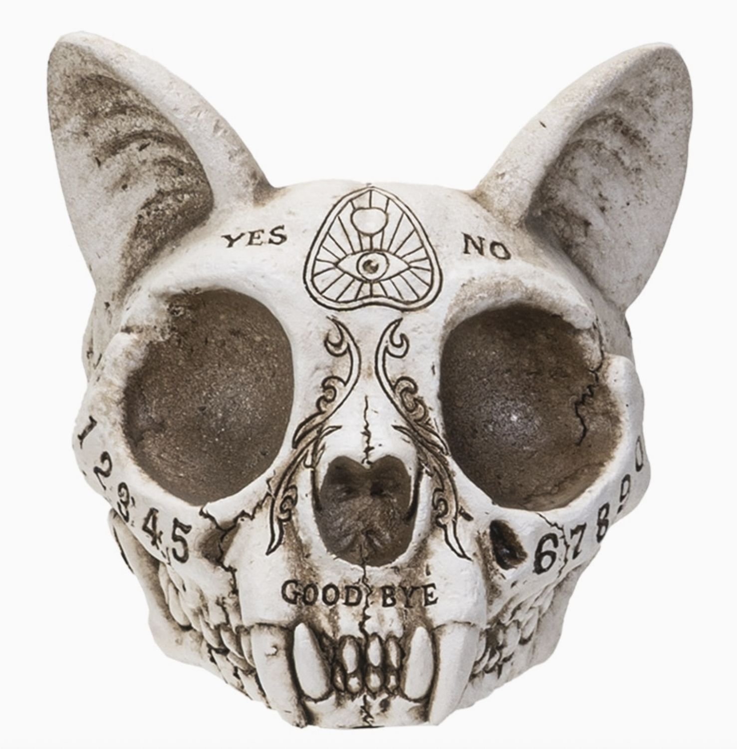 Spiritual Cat Skull Ashtray