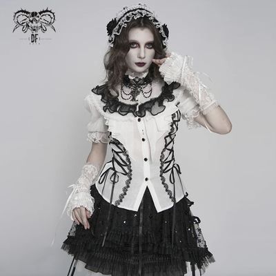White Shimmering Chiffon Blouse SHT15102