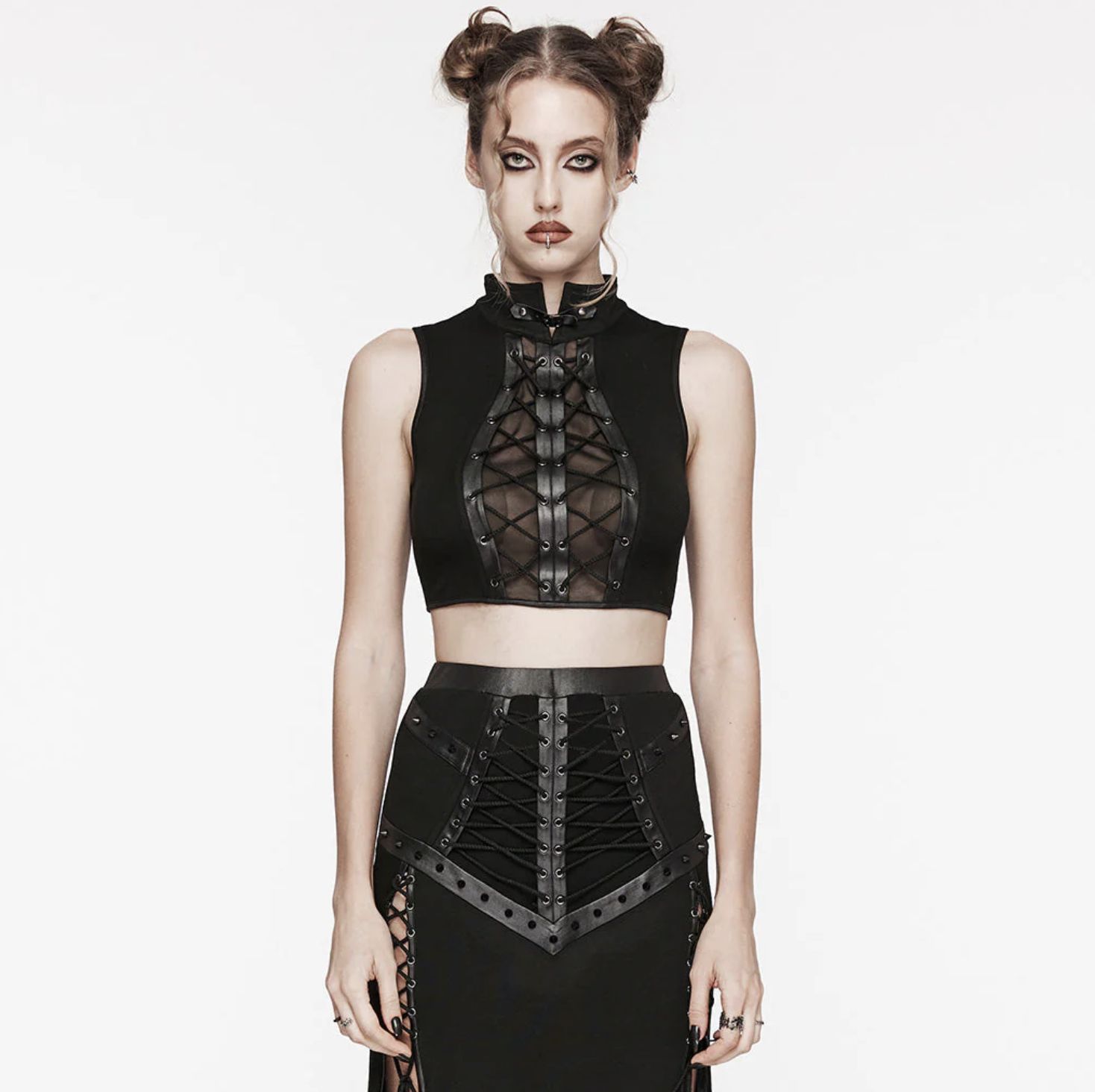 Sleeveless Crop Top WT-883