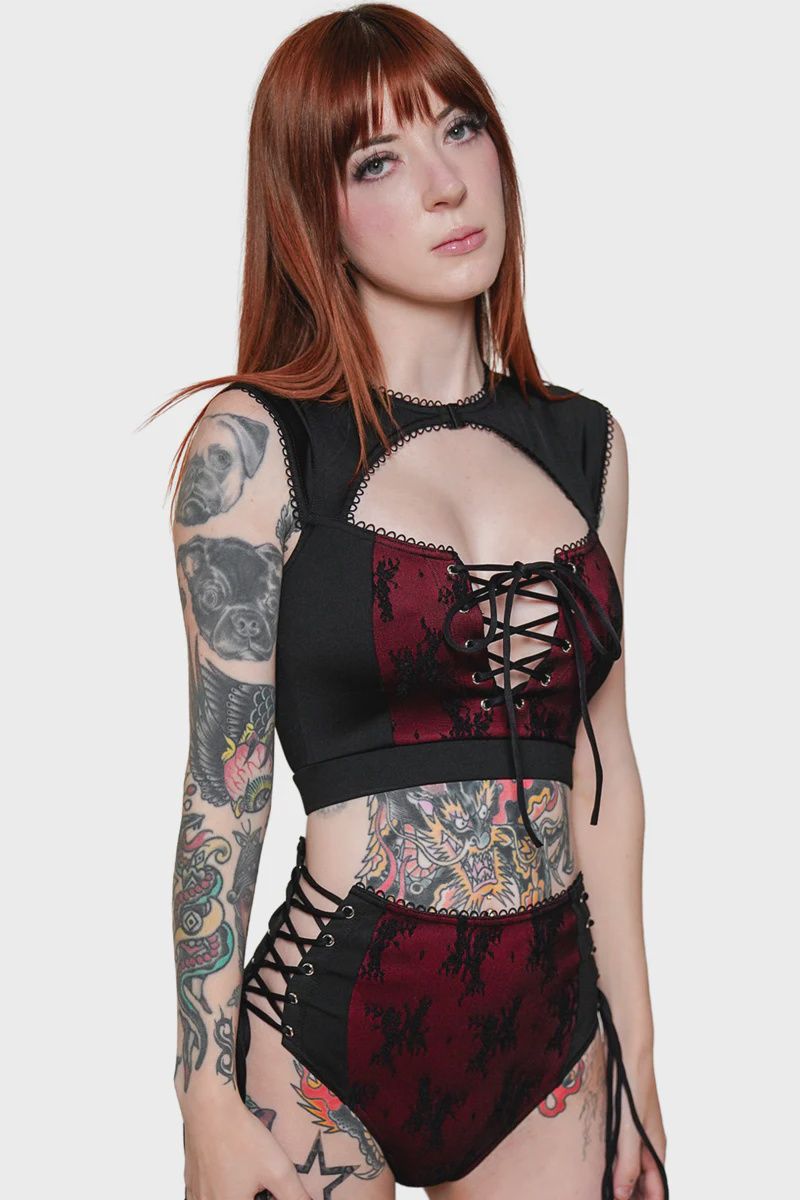 Deadly Kiss Bikini Top