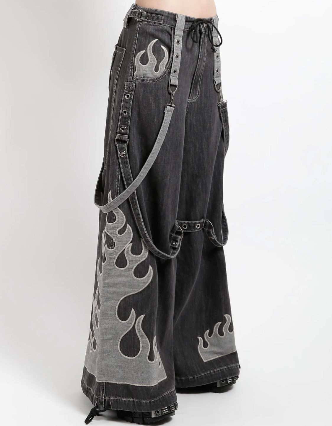 Super Flame Dark Street Denim Pants [JM7133M]