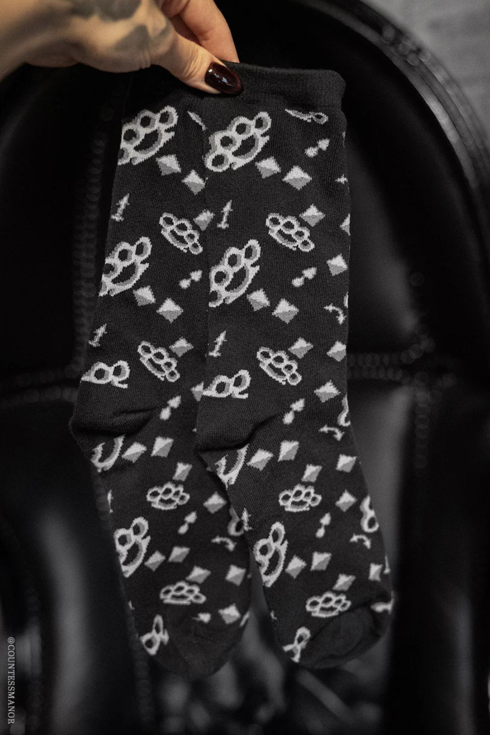 Creepy Crew Punk Piercings Socks