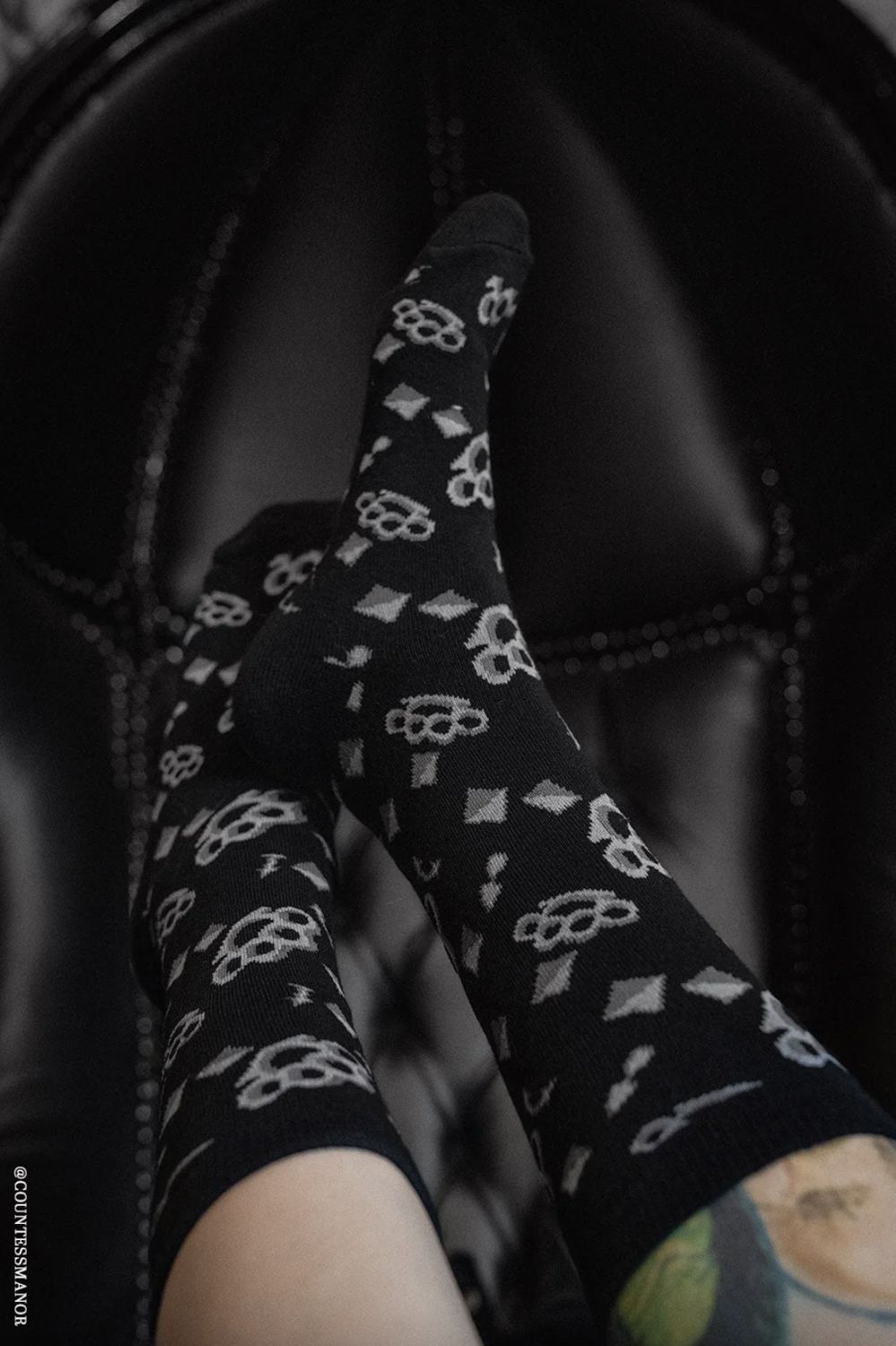 Creepy Crew Punk Piercings Socks