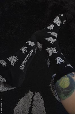 Creepy Crew Ghost Host Socks