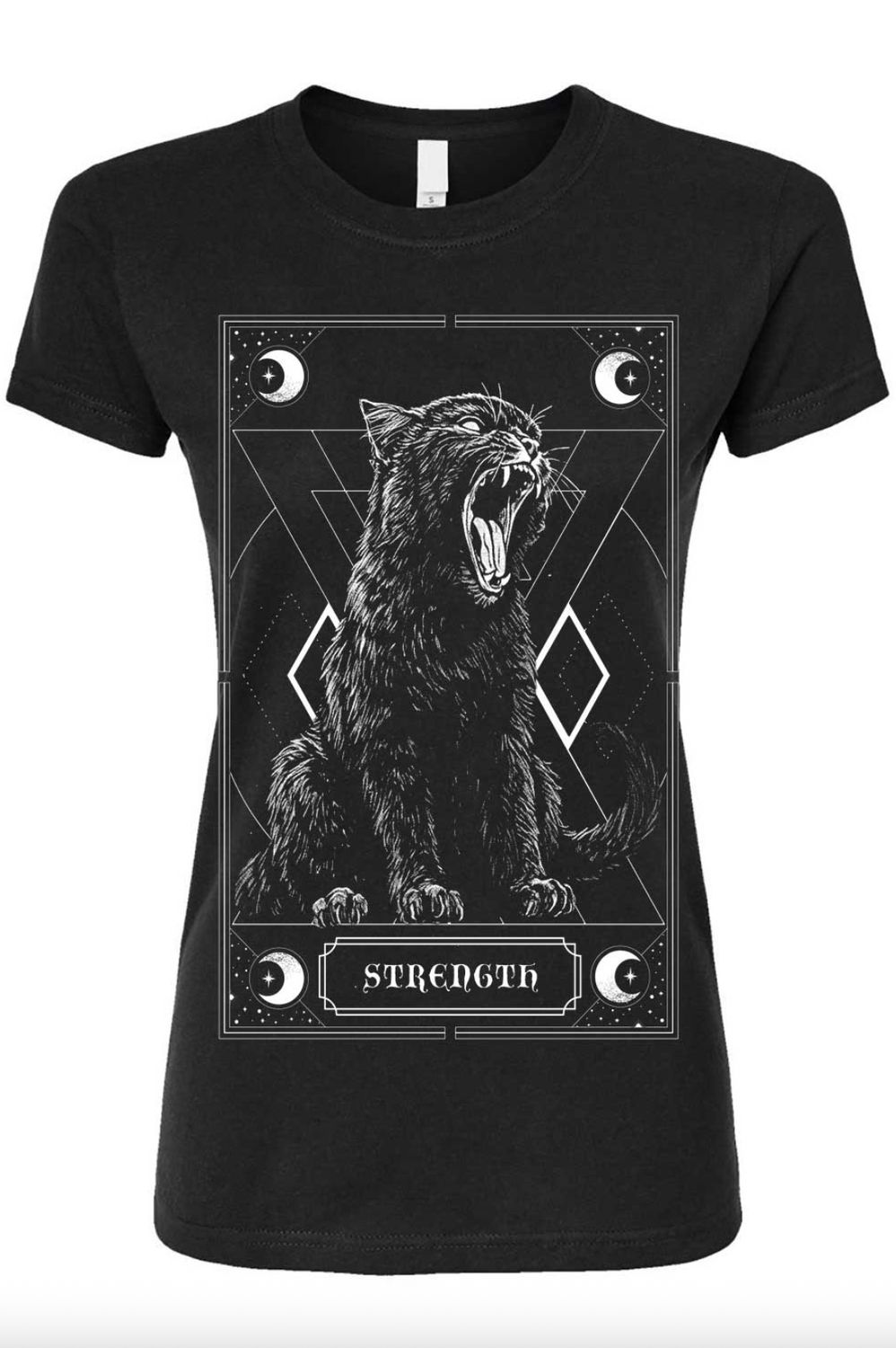 Strength Kitty Tarot Women's T-Shirt