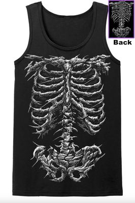 Dead Inside Skeleton Men's Tank Top