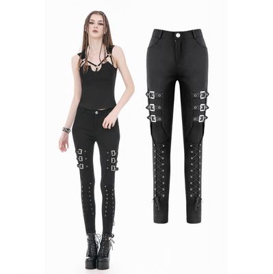 Pantalons avec Boucles et Laçage PW156