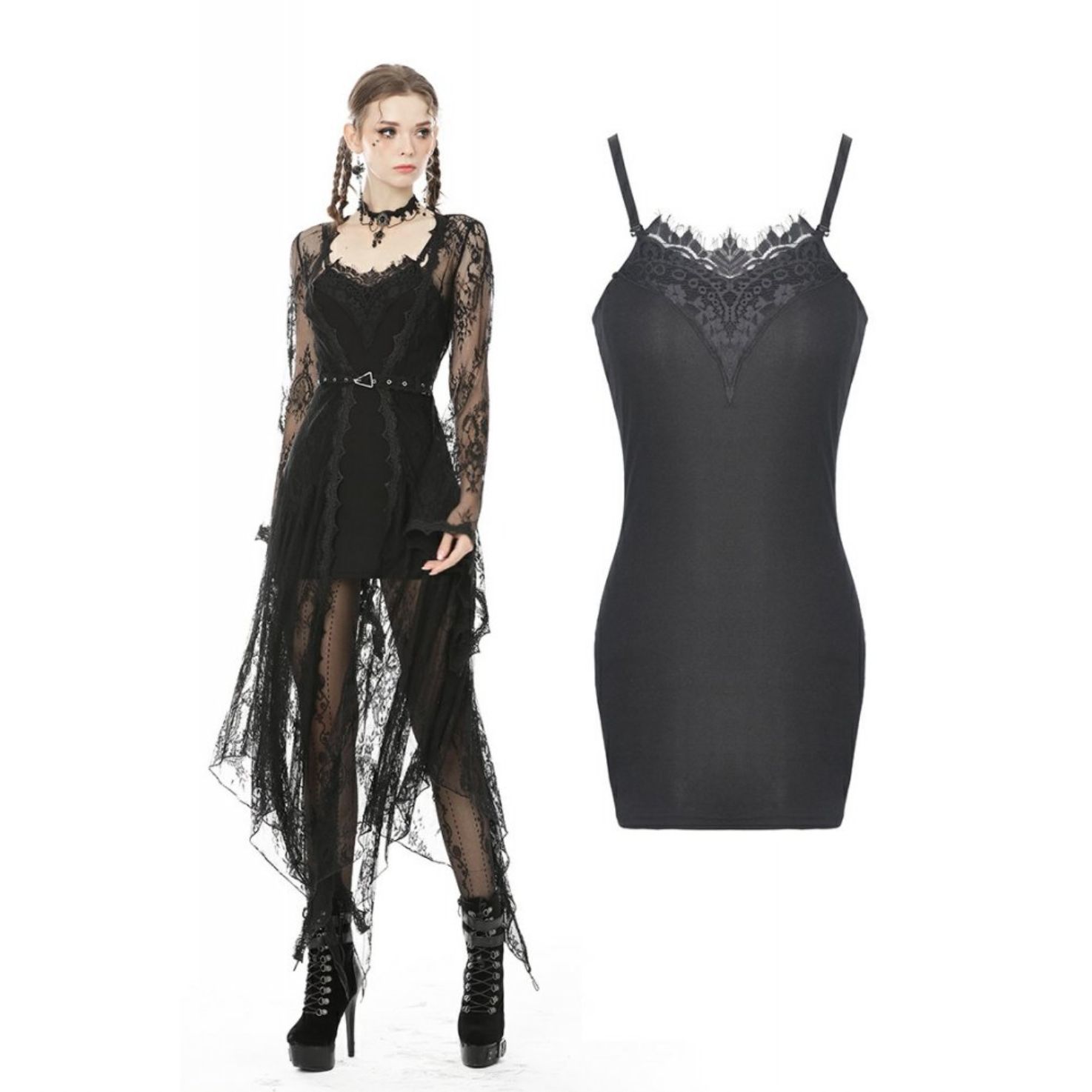 Lace Bodycon Dress DW508
