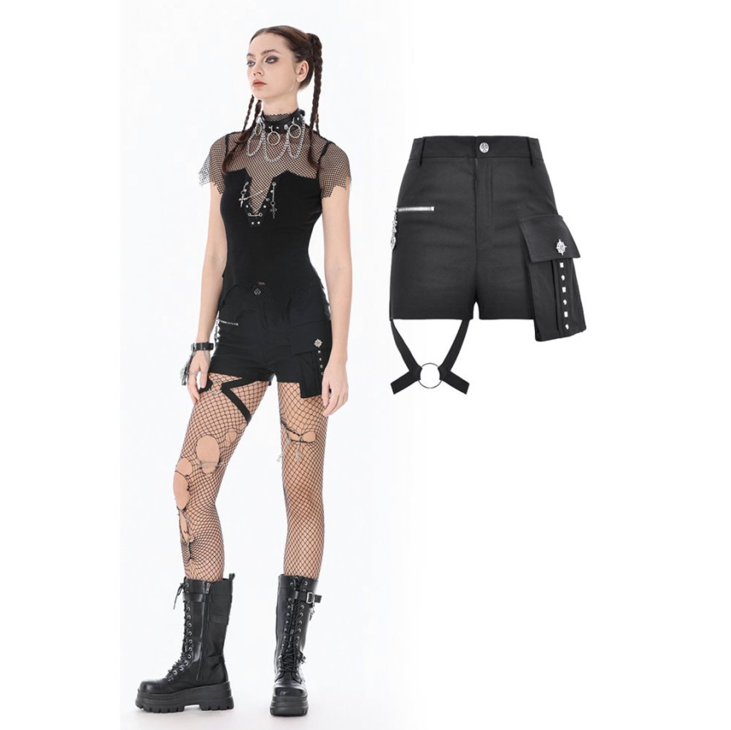 Shorts with Thigh Strap PW150