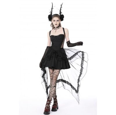 Robe Asymétrique à Volants DW766