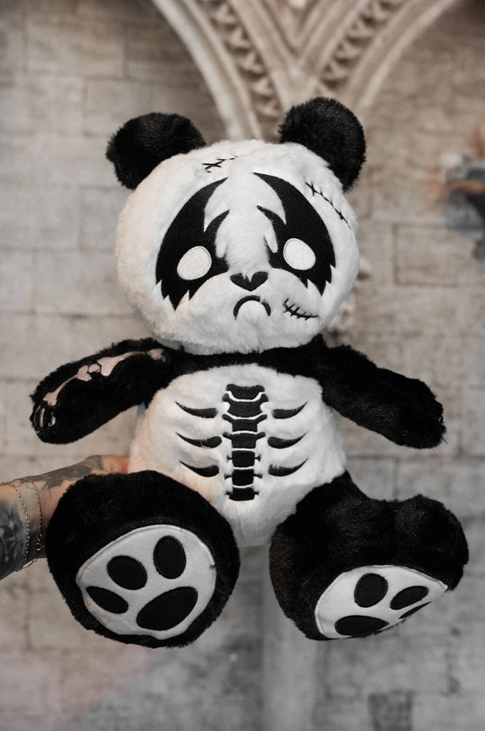 Peluche Heavy Metal Panda