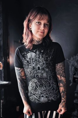 T-Shirt Murder Of Crows Femme [PLUS]