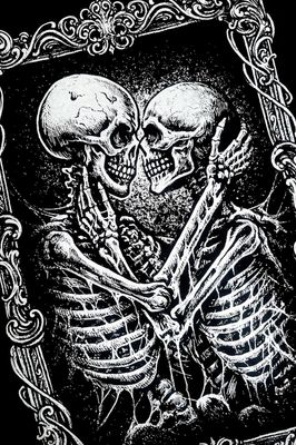 T-Shirt Ashes to Ashes Skeleton Femme