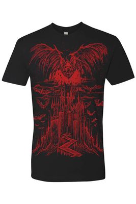 T-Shirt Vampire Castle Homme [ROUGE] [PLUS]