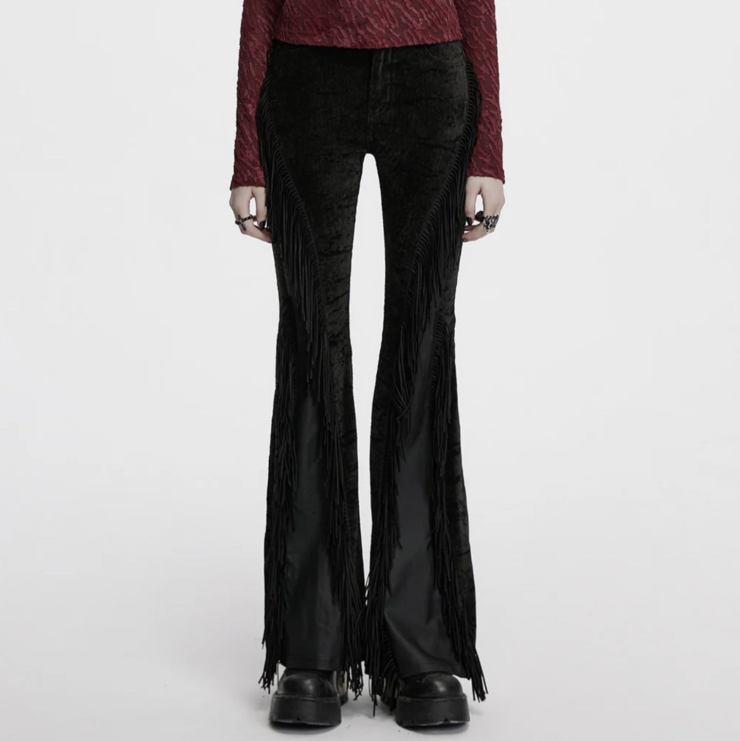 Pantalons à Franges OK-698 [PLUS]