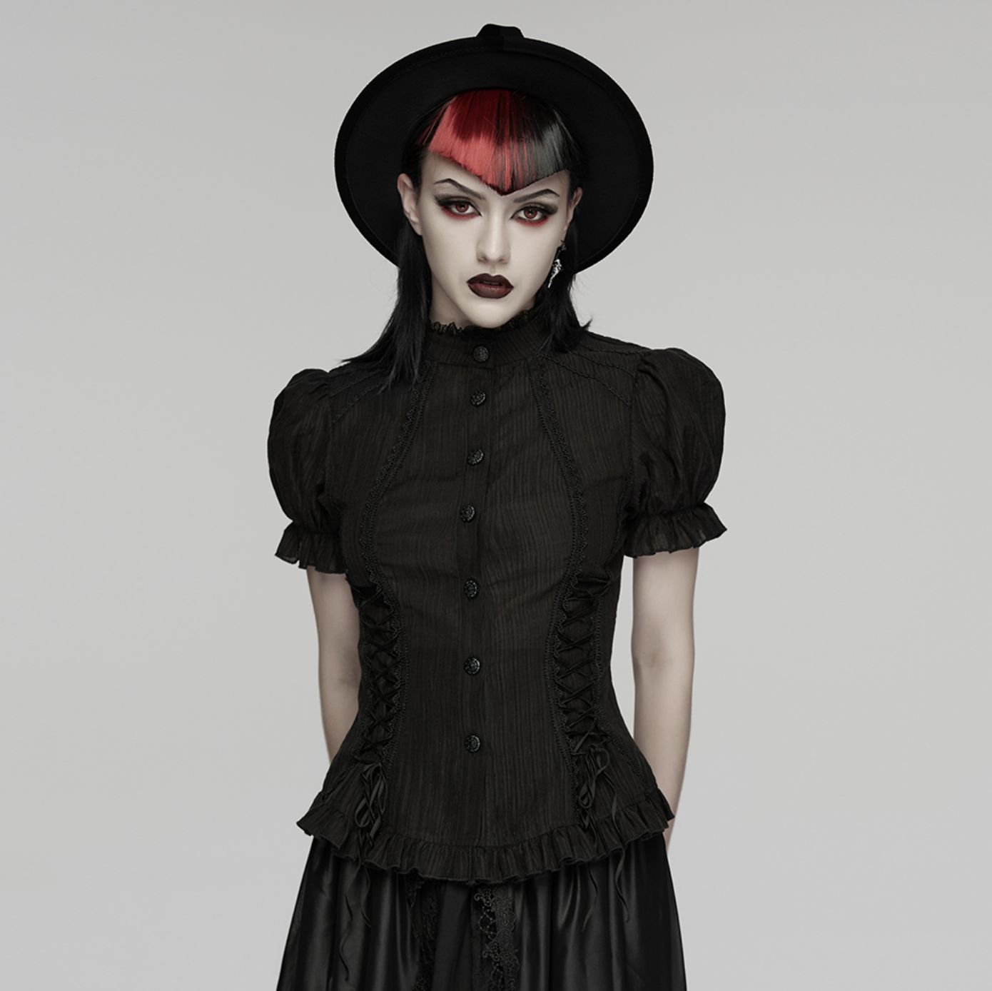 Blouse WY-1916 [NOIR] [PLUS]