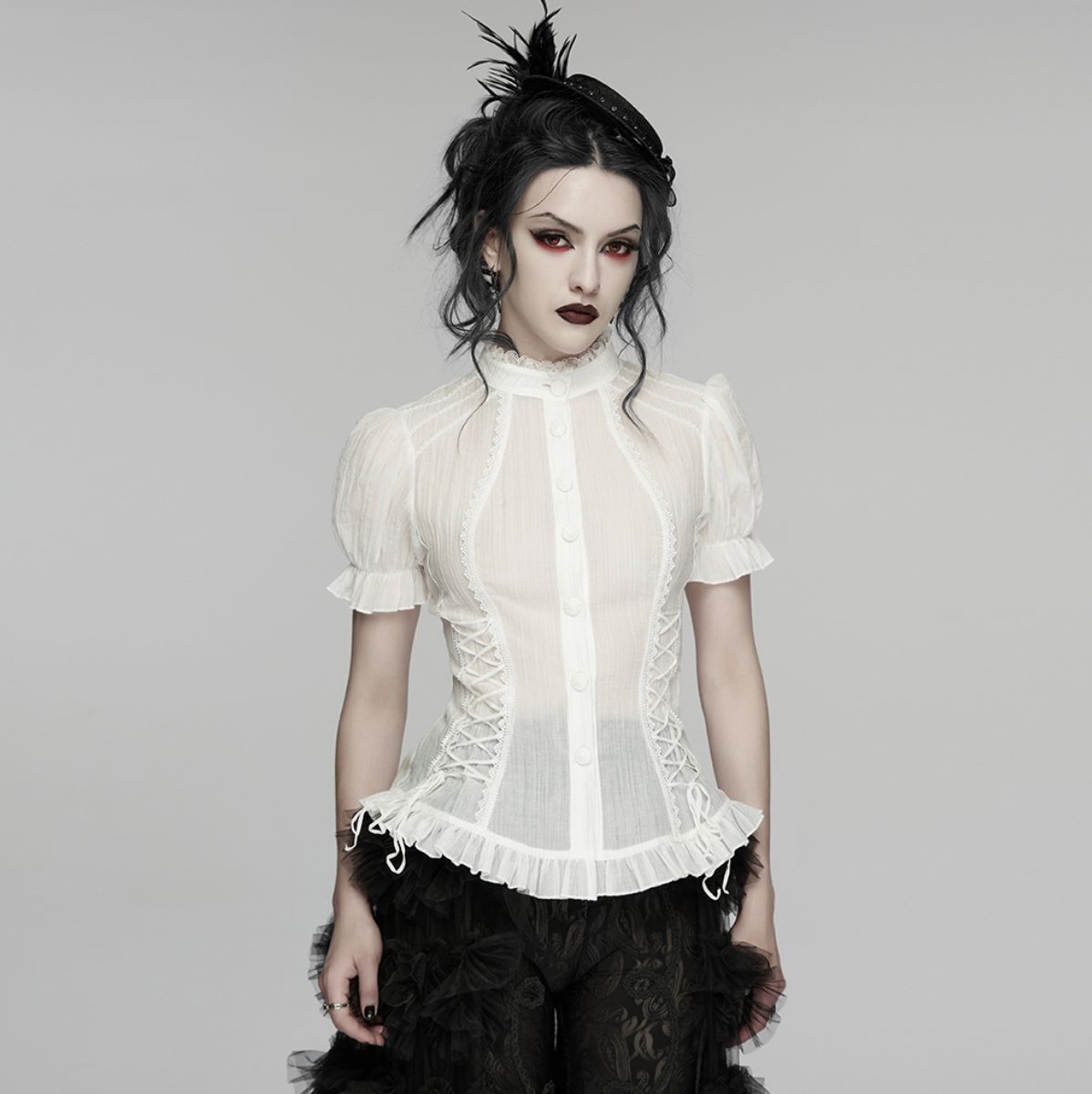 Blouse WY-1916 [BLANC]