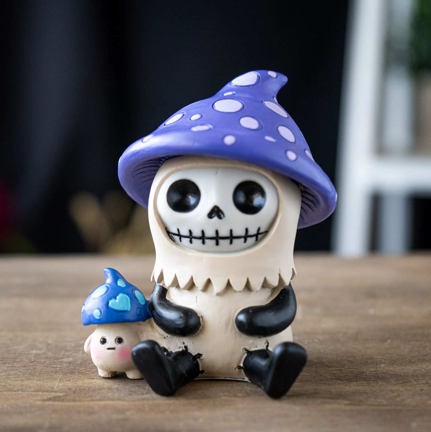 Statuette Furrybones Purple Kinoko the Mushroom