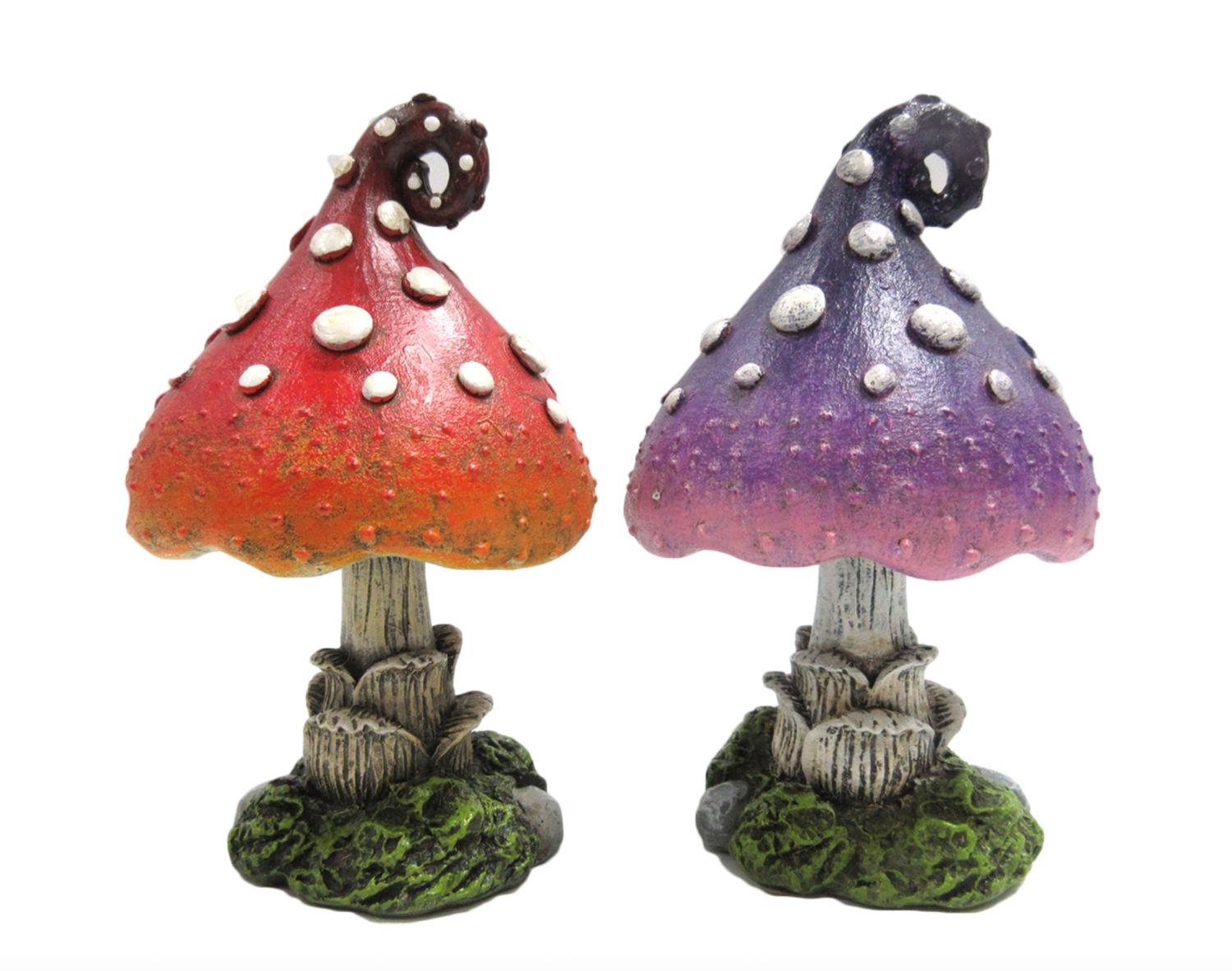 Ensemble de 2 Champignons Magiques Décoratifs pour Maison et Jardin