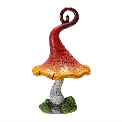 Red and Yellow Decorative Mushroom for Home and Garden