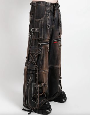 Pantalons X-Strap Denim Bleu Délavé [JM7144MDR]