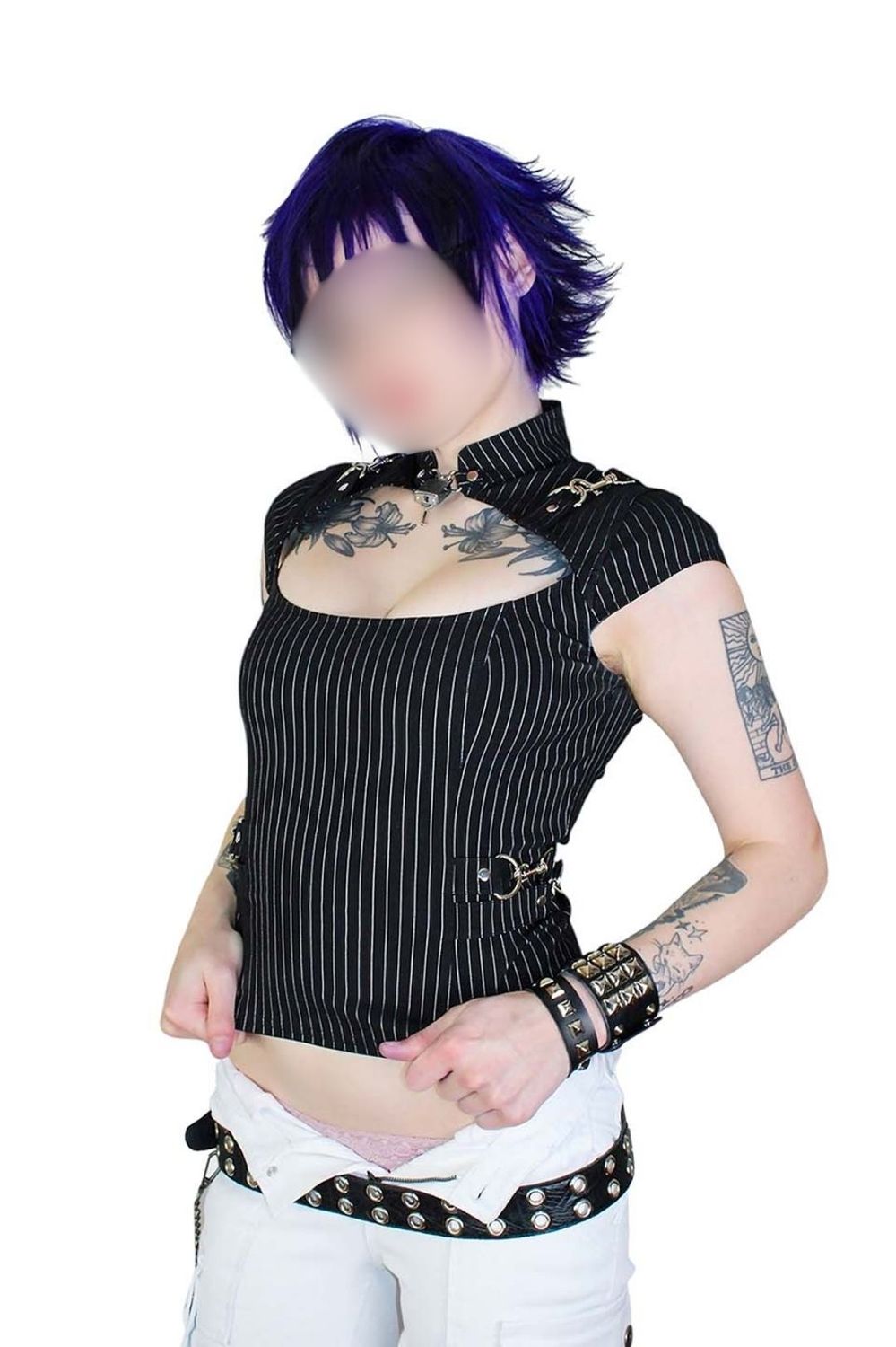 Chandail Gangsta Pranksta Lock Pinstripe [LS-175ps]