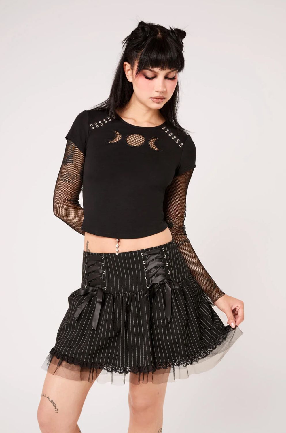 Jupe Quinzel Pinstripe
