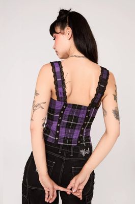 Bustier Quinzel [TARTAN MAUVE]