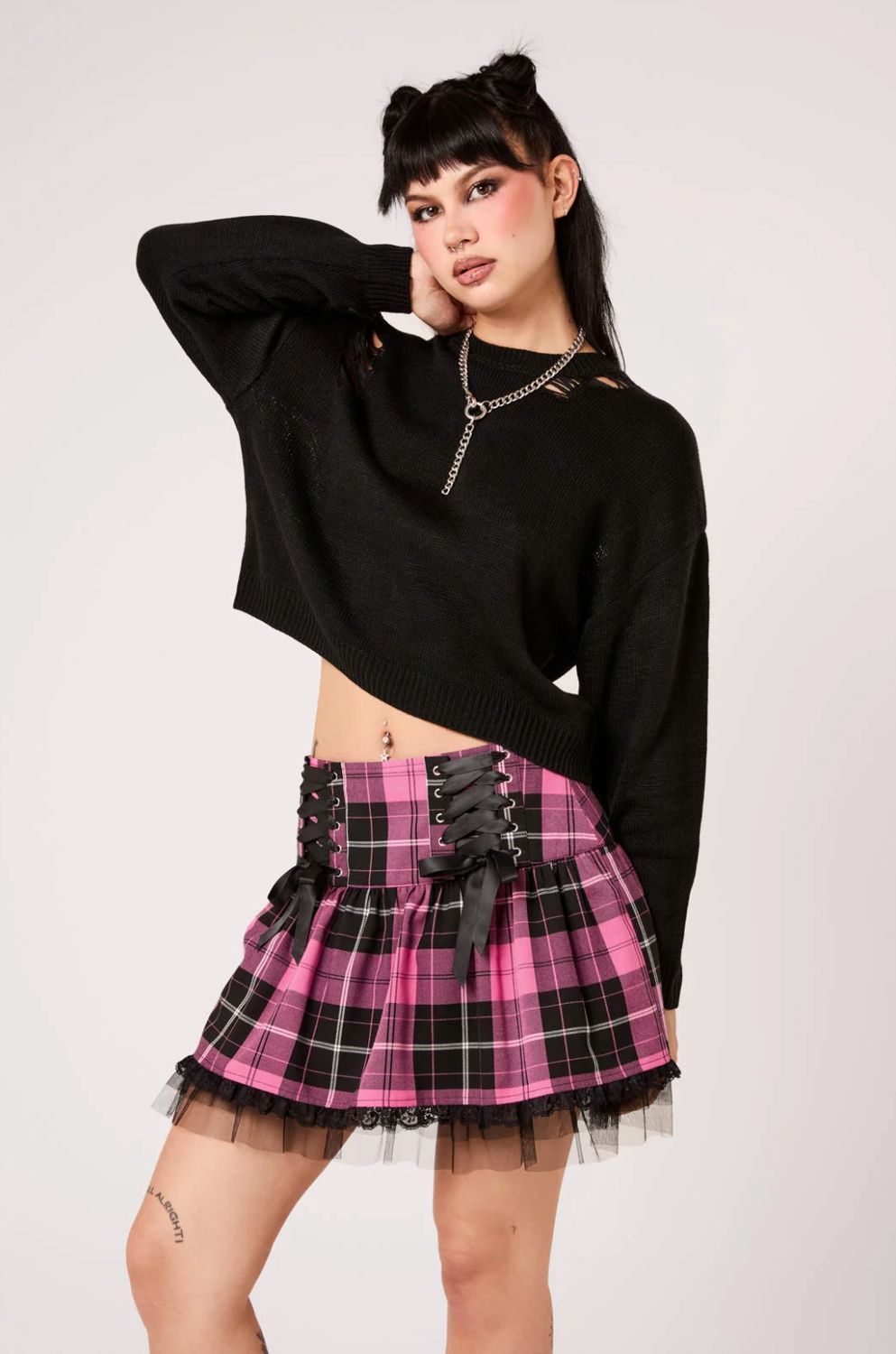 Jupe Quinzel [TARTAN ROSE]