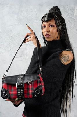 Sacoche Disorder Tartan Rouge [BG34637]