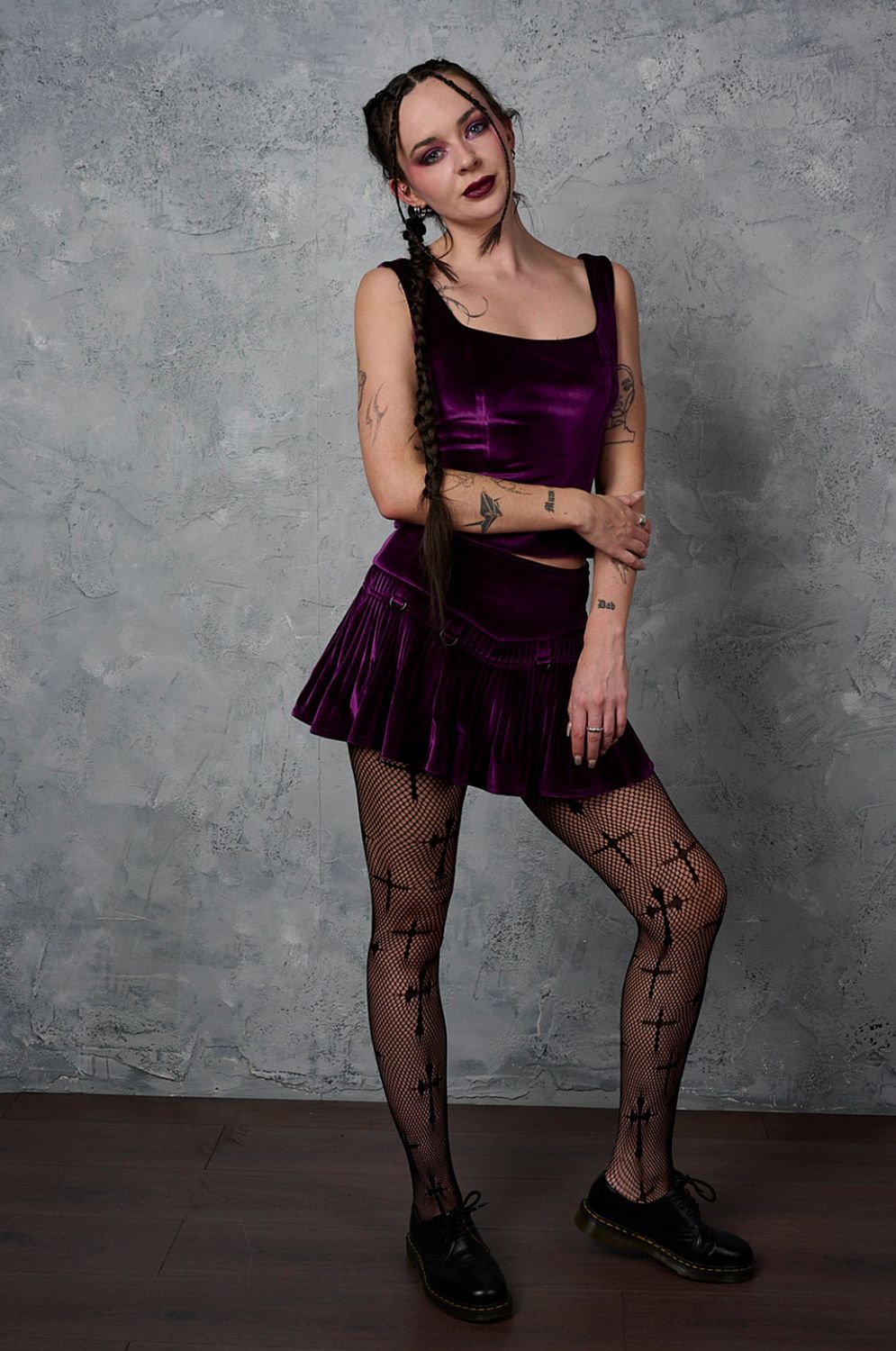Jupe Nightfall Velvet [SK25846] [MAUVE]