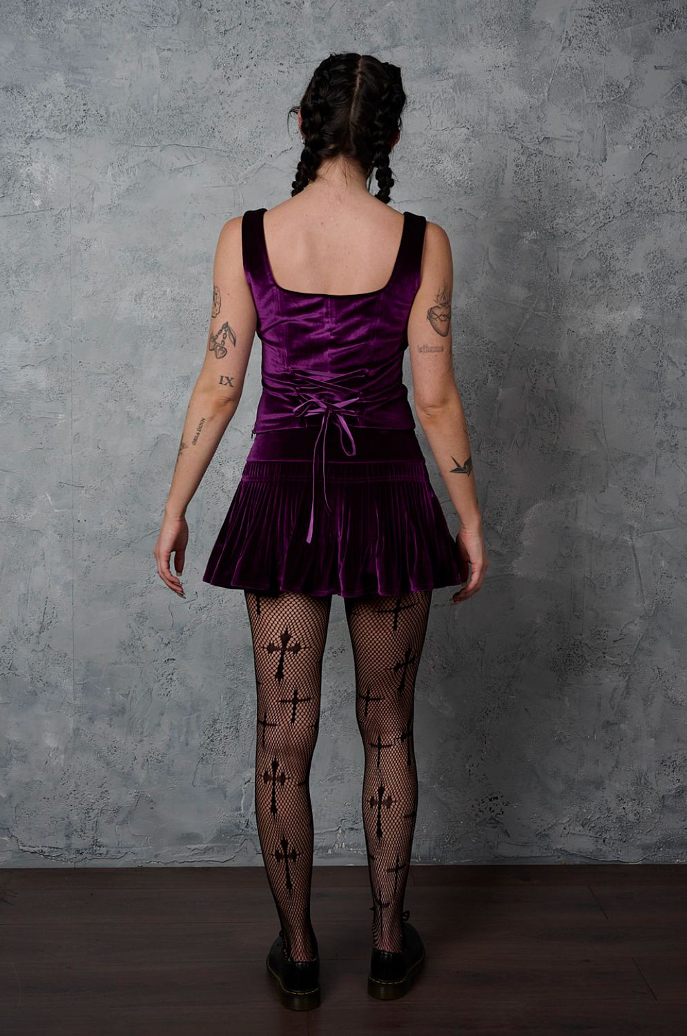 Jupe Nightfall Velvet [SK25846] [MAUVE]