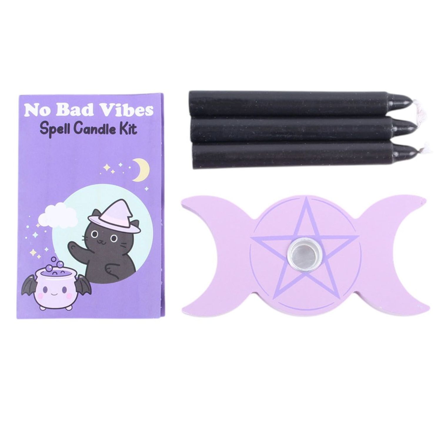 Ensemble de 12 Chandelle et Porte-Chandelle No Bad Vibes Spell [CN_22327]