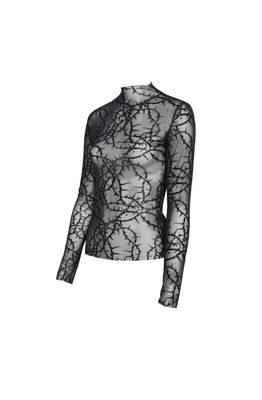 Chandail en Maille avec Motif d'Épines Femme TT341
