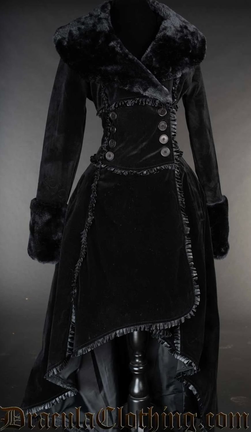 Manteau d'Hiver Velours Evil Queen