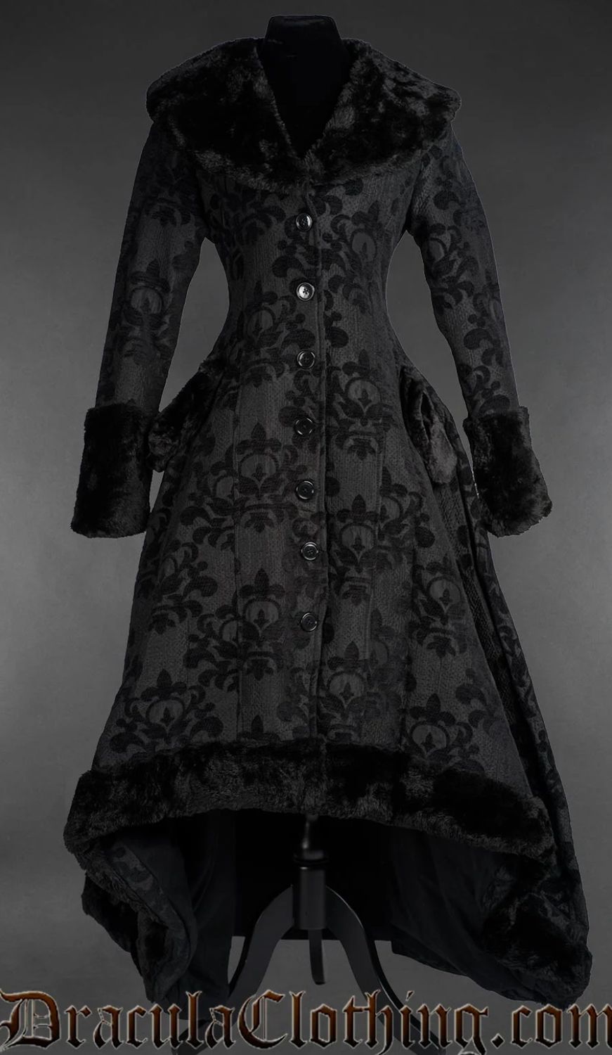 Manteau d'Hiver Skull Brocade
