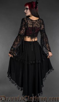 Jupe High Low Lyocell
