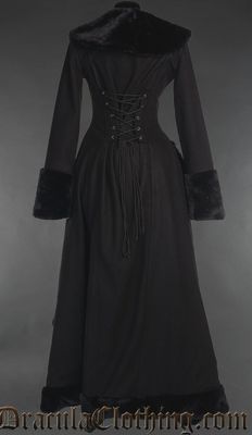 Manteau en Laine Noire [PLUS]