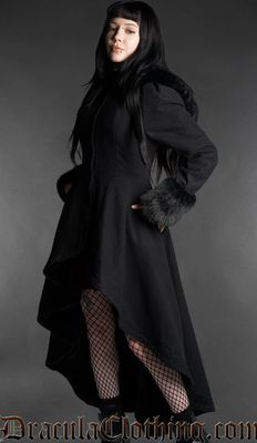 High-Low Wool Winter Coat [PLUS]