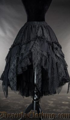 Jupe à Volants [NOIR] [PLUS]