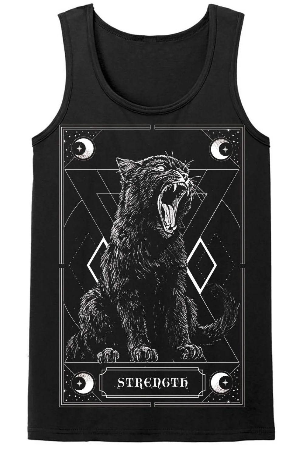 Camisole Strength Kitty Tarot Homme