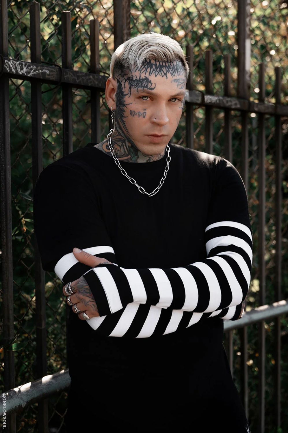 Chandail à Manches Longues Rayées Specter