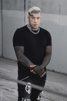 Chandail Graveyard Goth Fishnet Sleeve [PLUS]