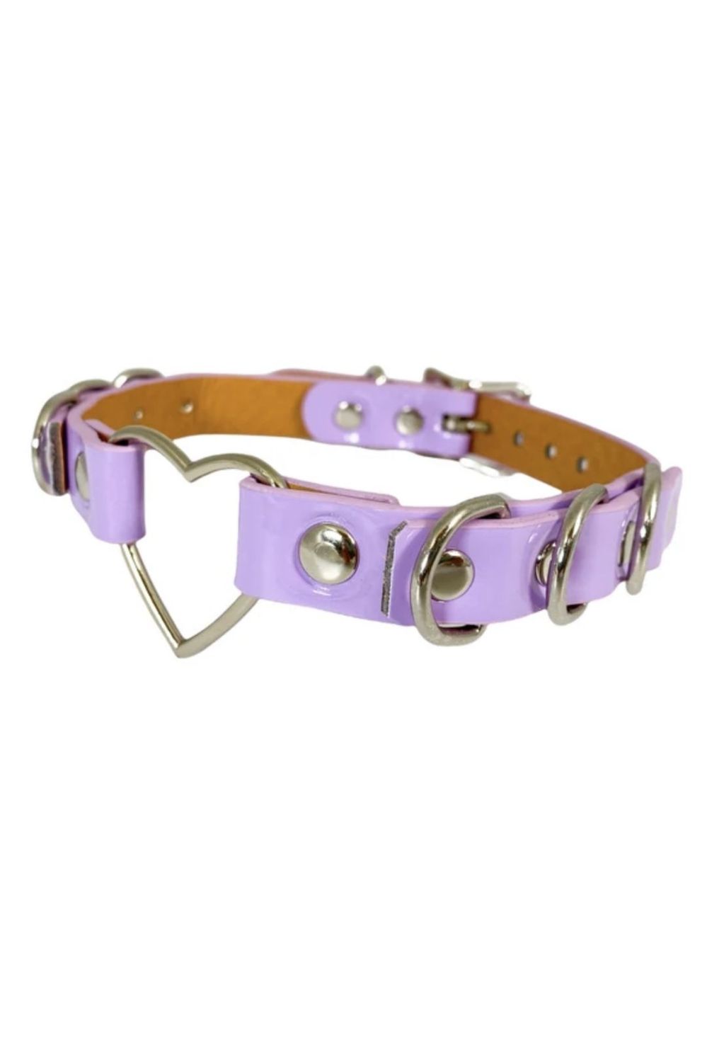 Choker Pastel avec Cœur FC365N [LILAS]