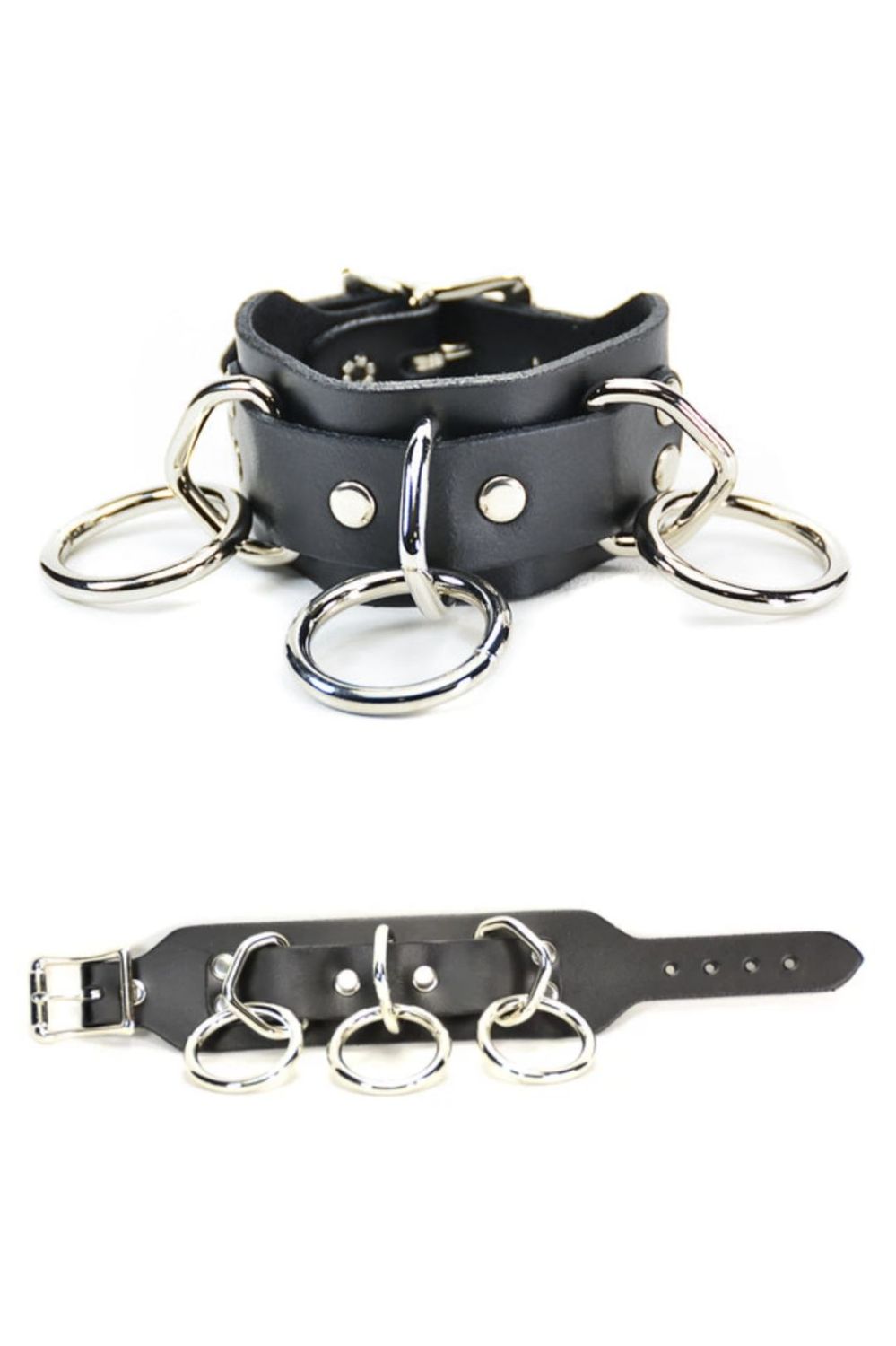 Bracelet Bondage avec Anneaux BC166