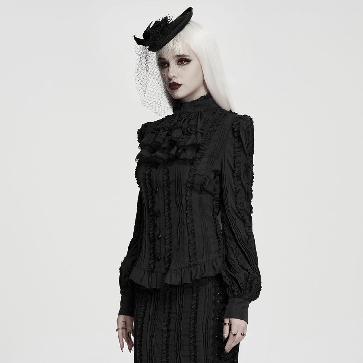 Chemise avec Jabot WY-1985