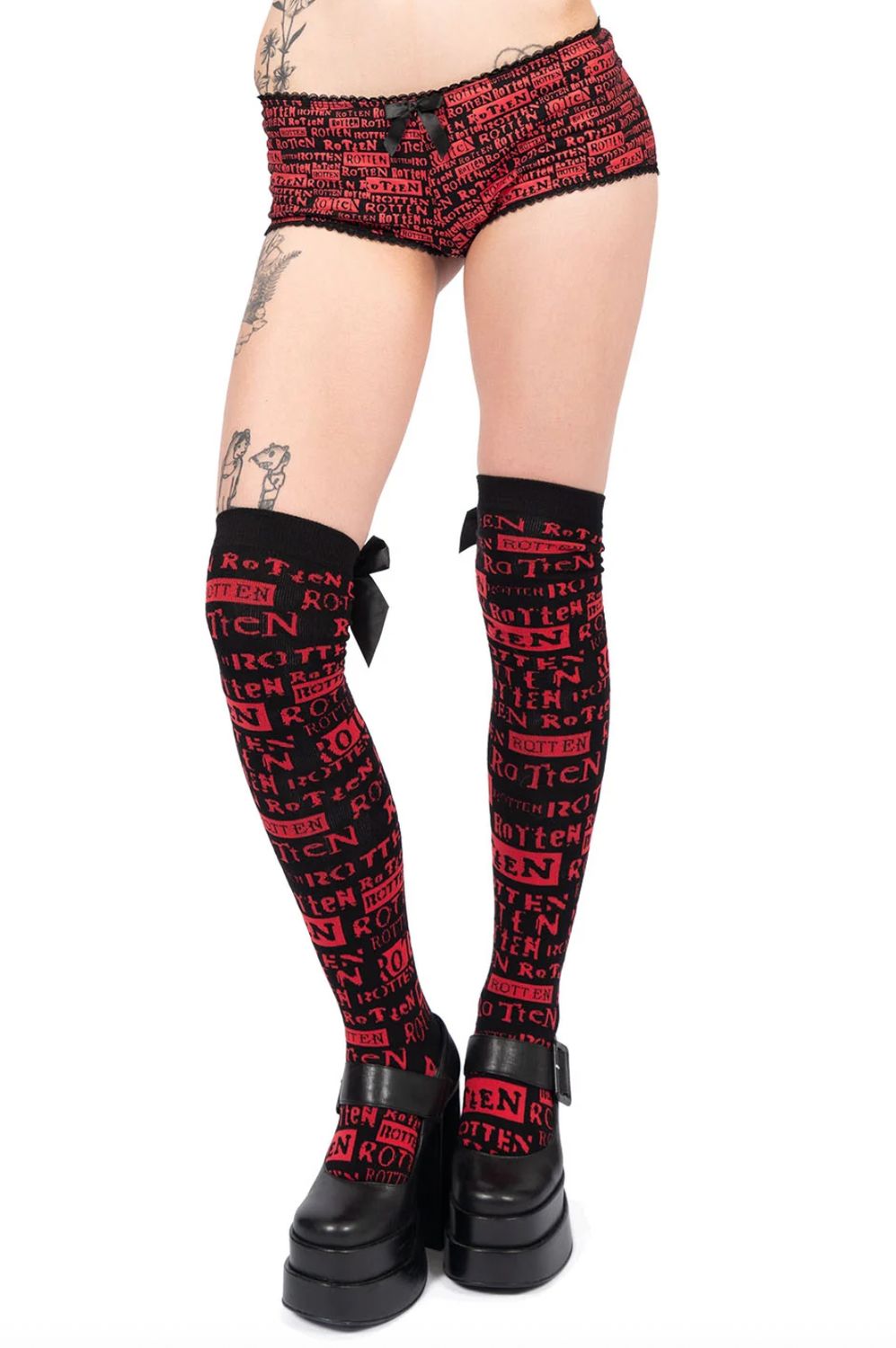 Chaussettes Hautes Vile Lip Service x iGirl [LS-318]