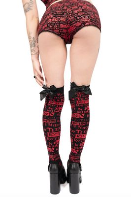 Chaussettes Hautes Vile Lip Service x iGirl [LS-318]